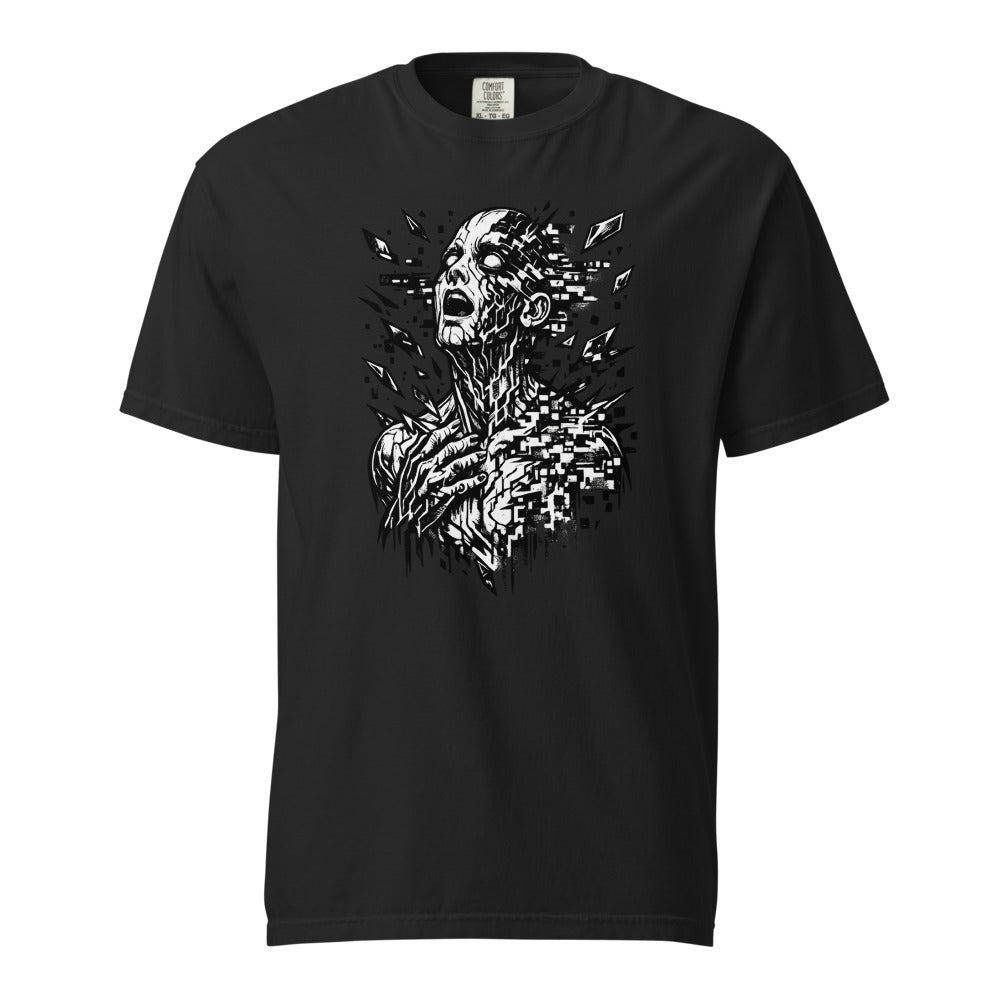 Digital Circus Glitch – Serious Tattoo Art Tee - Unisex Staple T-Shirt