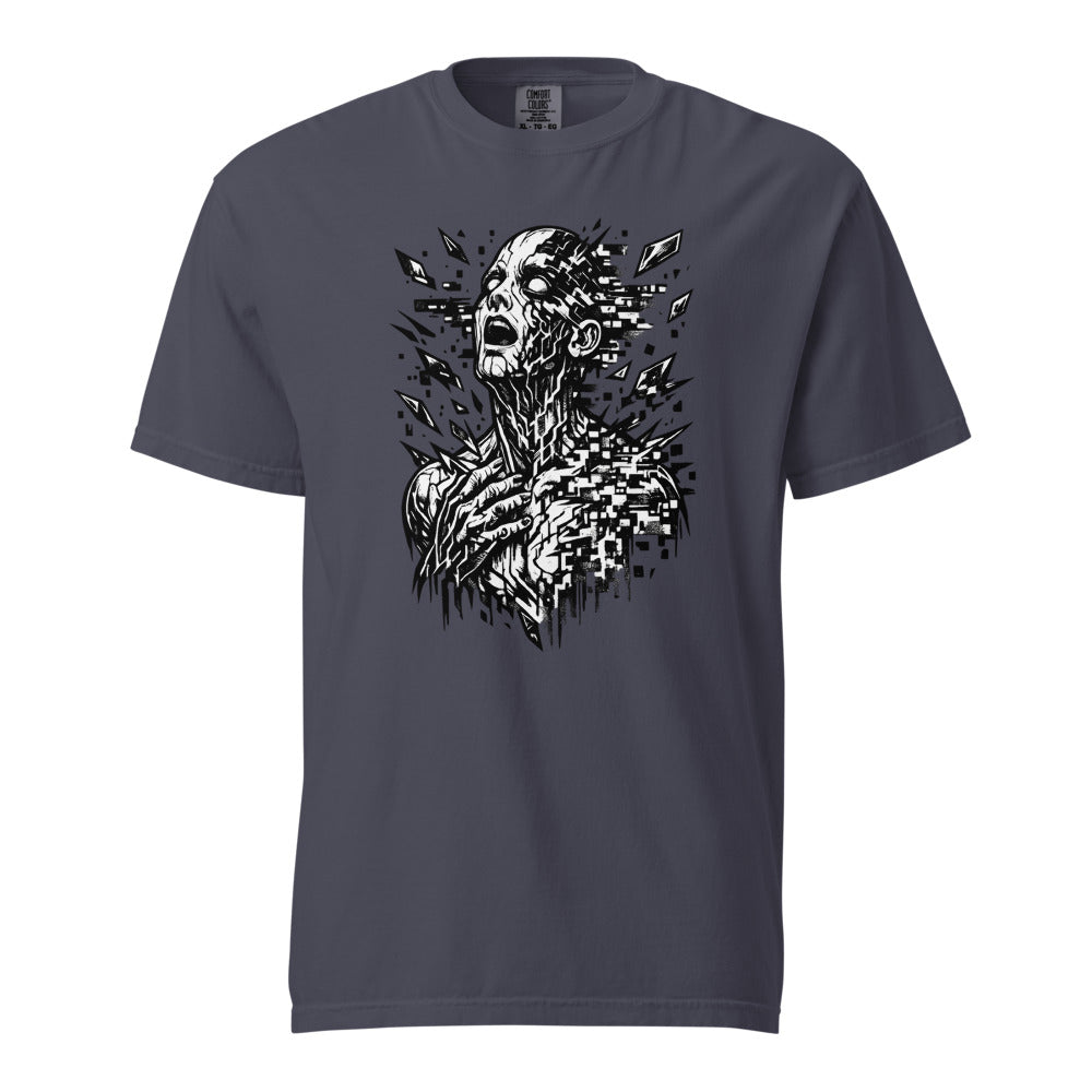 Digital Circus Glitch – Serious Tattoo Art Tee - Unisex Staple T-Shirt