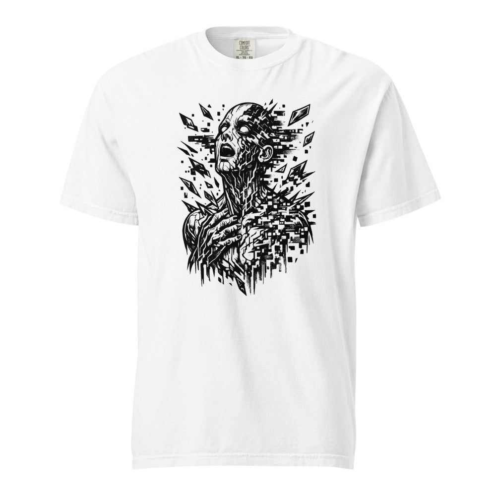 Digital Circus Glitch – Serious Tattoo Art Tee - Unisex Staple T-Shirt