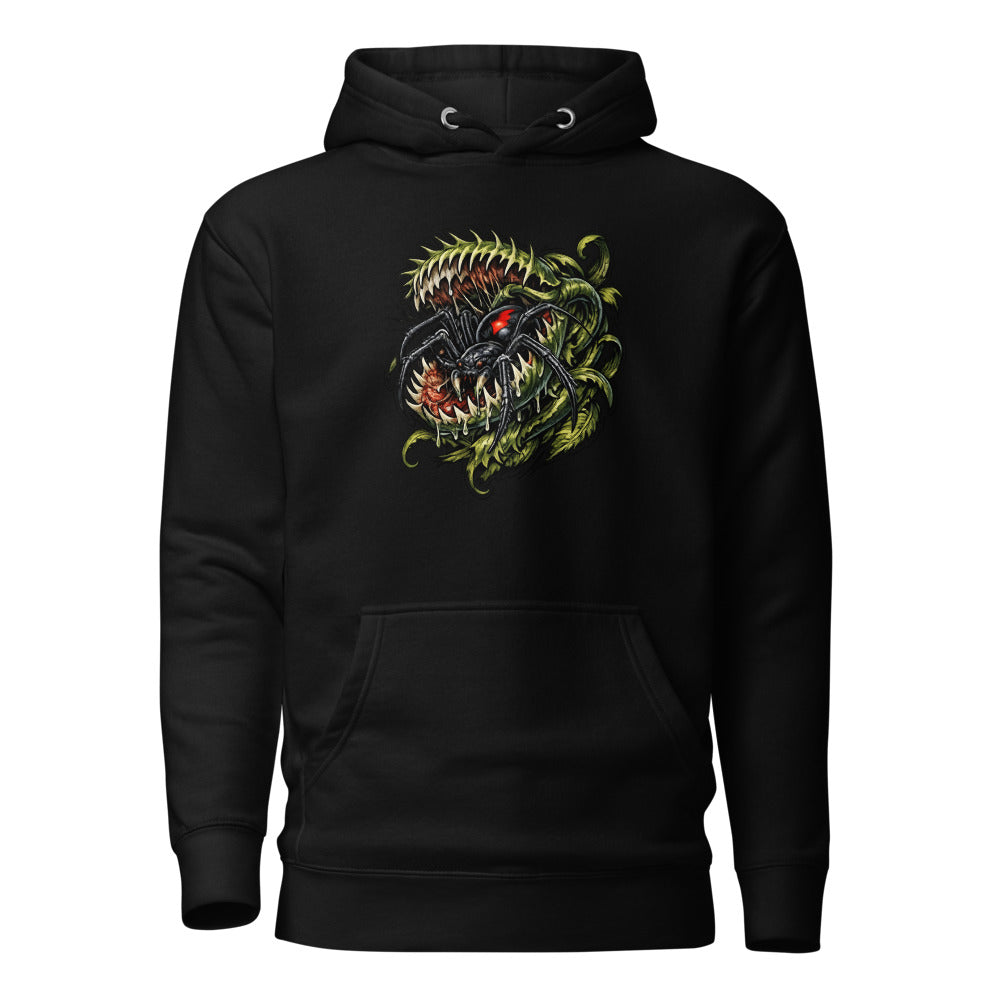 Venus Flytrap vs Black Widow Tattoo Tee - Unisex Heavy Blend Hoodie