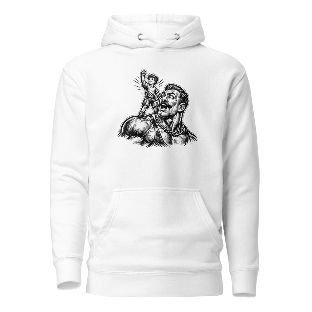 David vs Goliath: The Underdog Victory Tee - Unisex Heavy Blend Hoodie